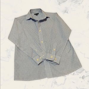 Tommy Hilfiger Baby Blue Long Sleeve Button Up